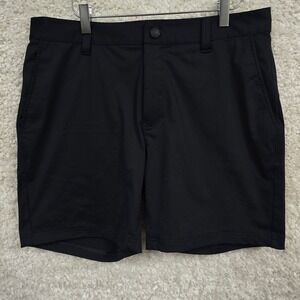 Rhone Commuter Shorts Mens 32 Black Stretch Performance Golf Chino Casual